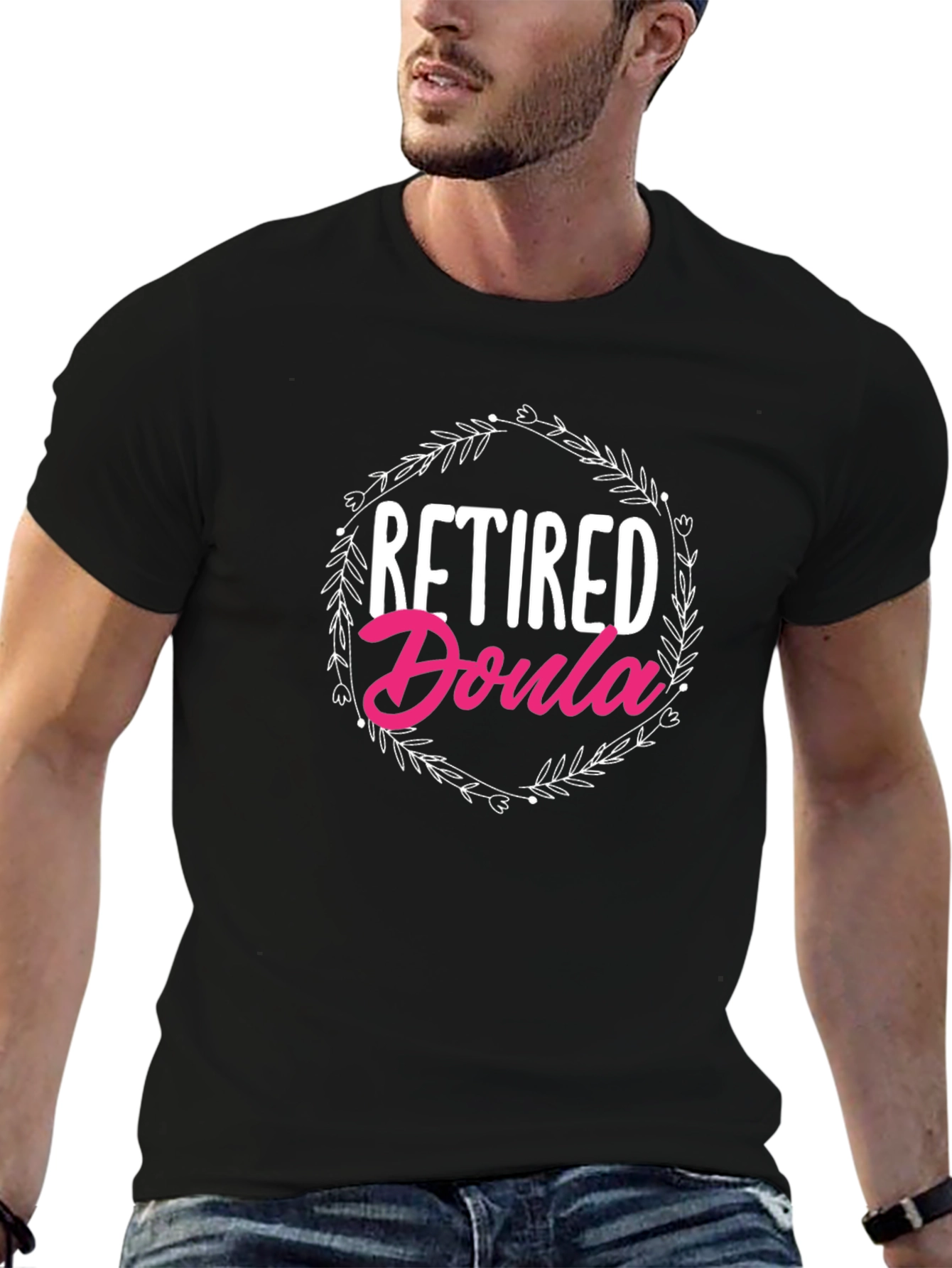 Retired Doula Graphic T-Shirt for Women