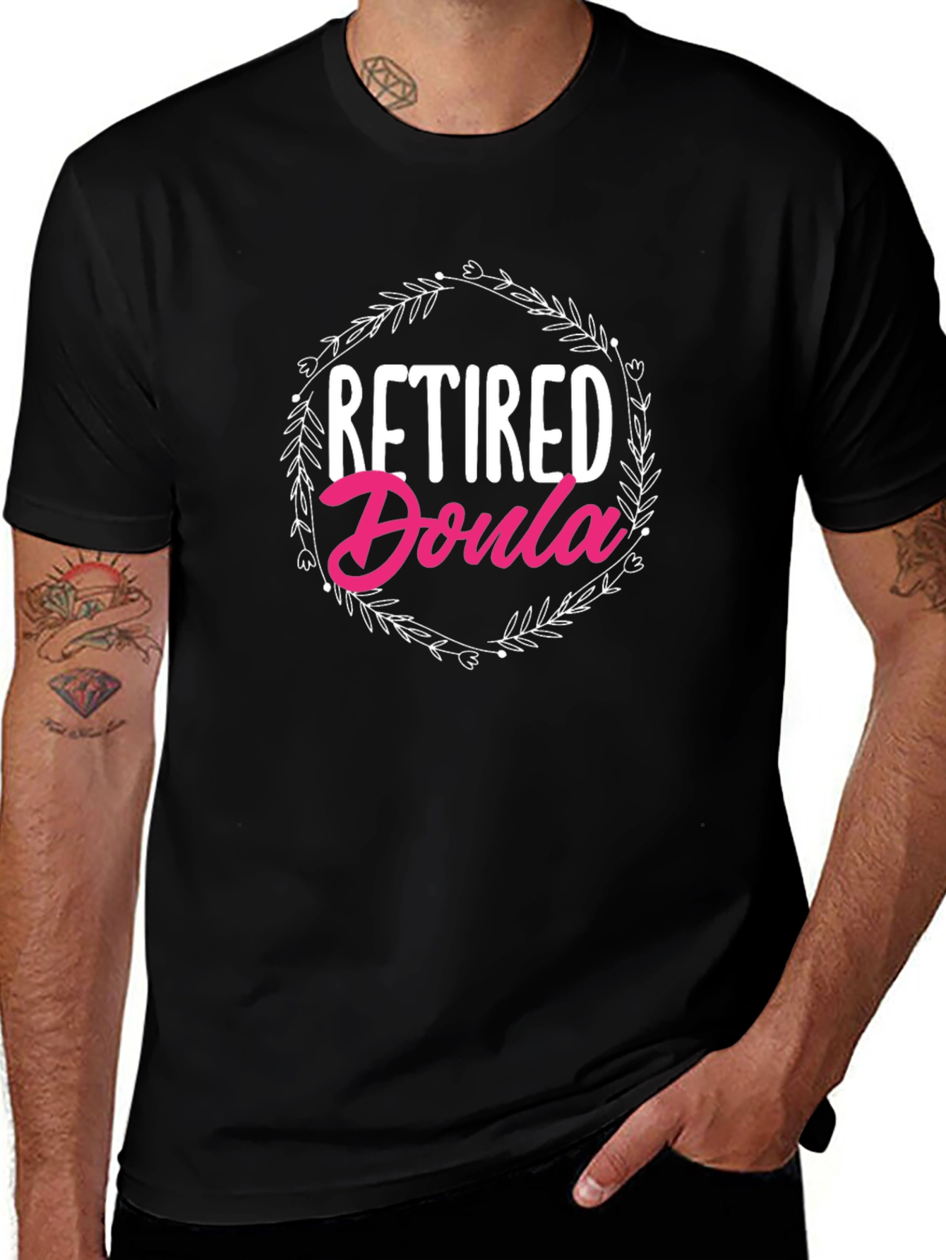 Retired Doula Graphic T-Shirt for Women