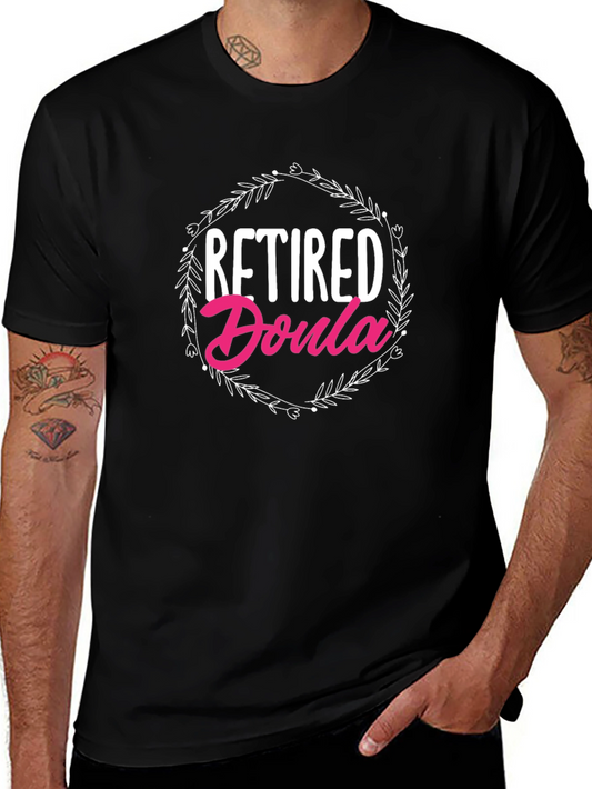 Retired Doula Graphic T-Shirt for Women