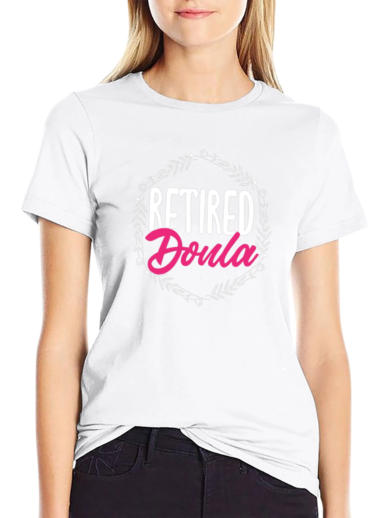 Retired Doula Graphic T-Shirt for Women