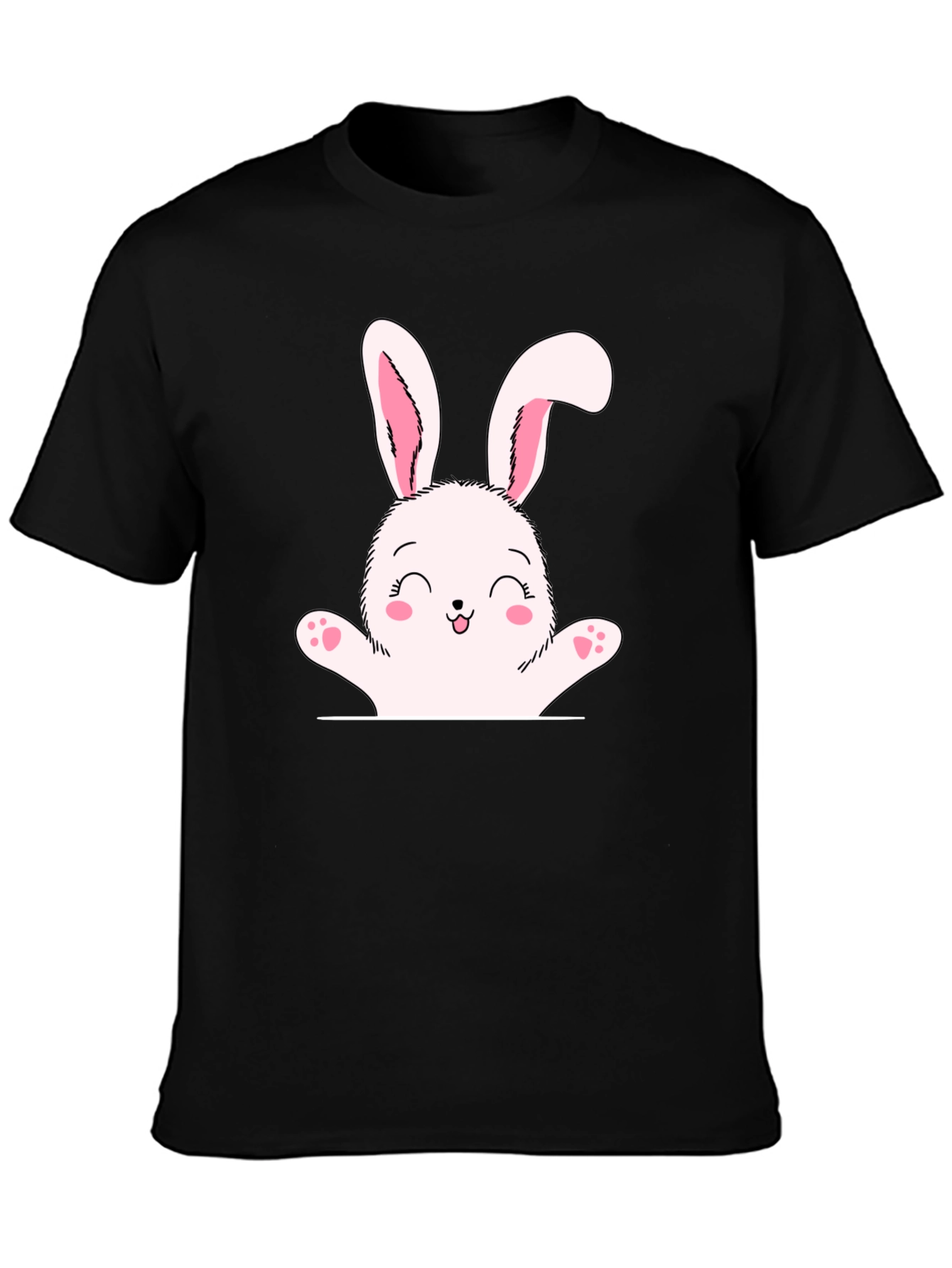 Cute Bunny Graphic Tee - Easter Shirt