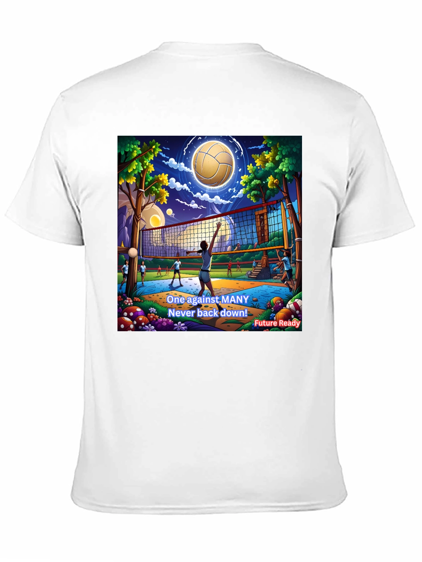 Volleyball Team Graphic T-Shirt