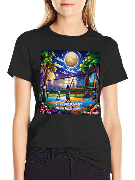 Volleyball Team Graphic T-Shirt