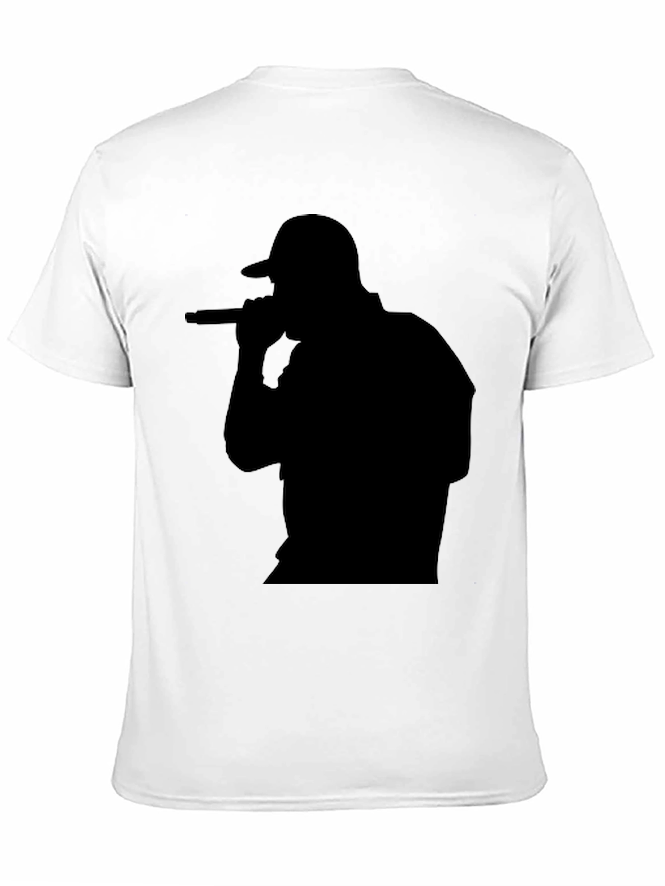 Rapper Silhouette Black T-Shirt