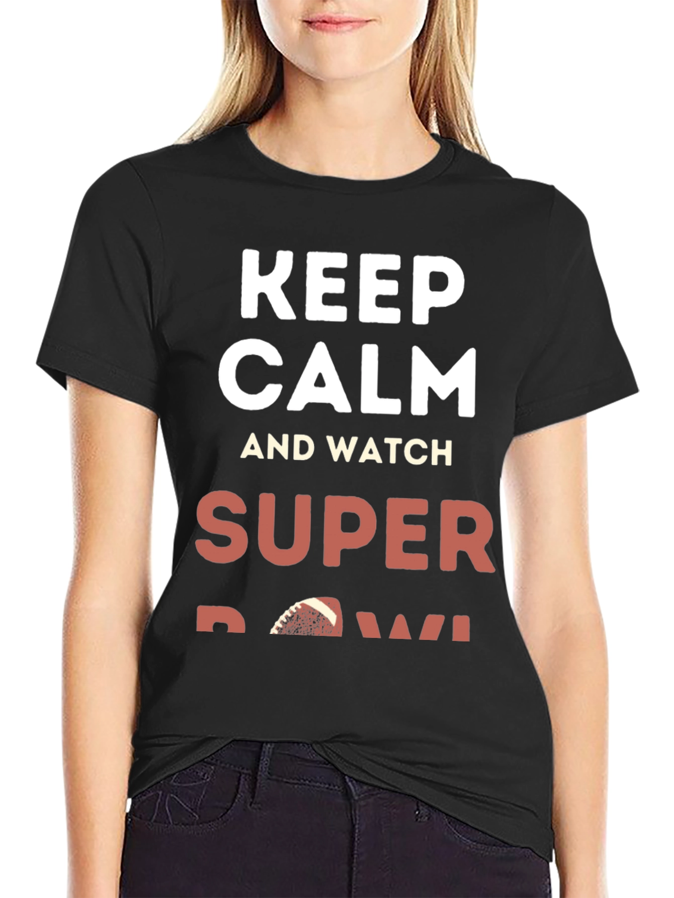Keep Calm and Watch Super Bowl T-Shirt
