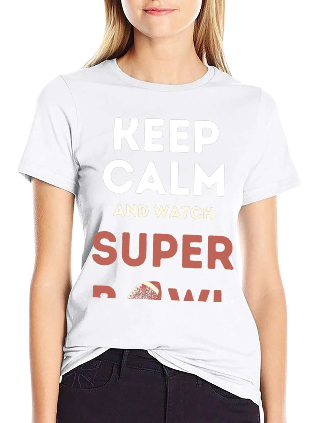 Keep Calm and Watch Super Bowl T-Shirt