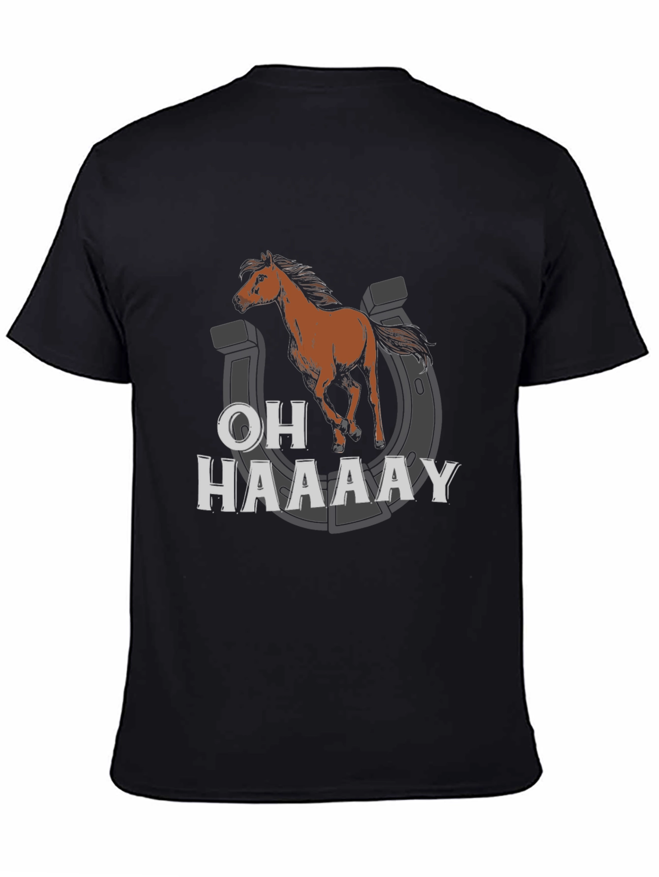 Funny Horse Graphic Tee - Oh Haaaay T-Shirt