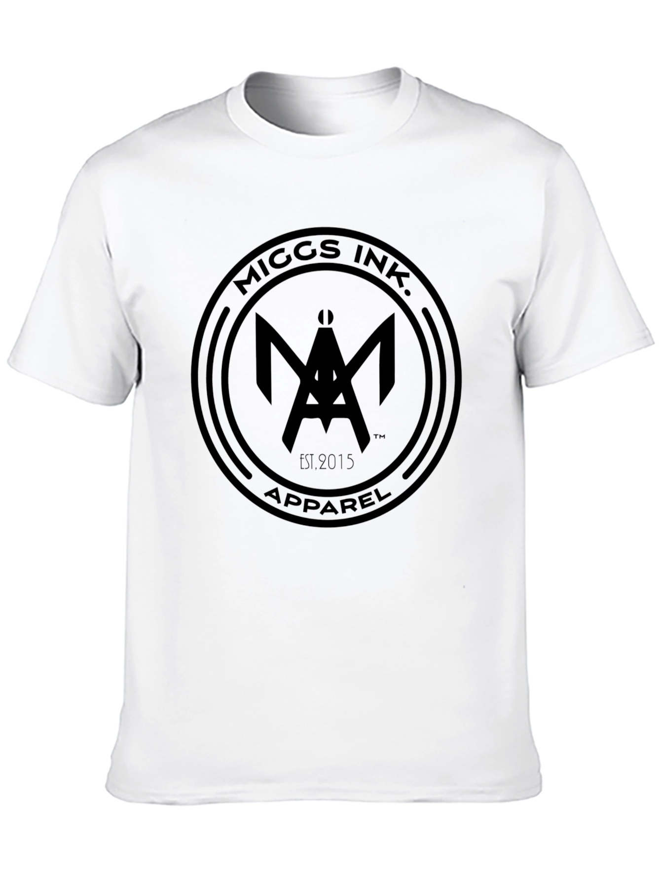 Miggs Ink. Apparel Black Graphic T-Shirt