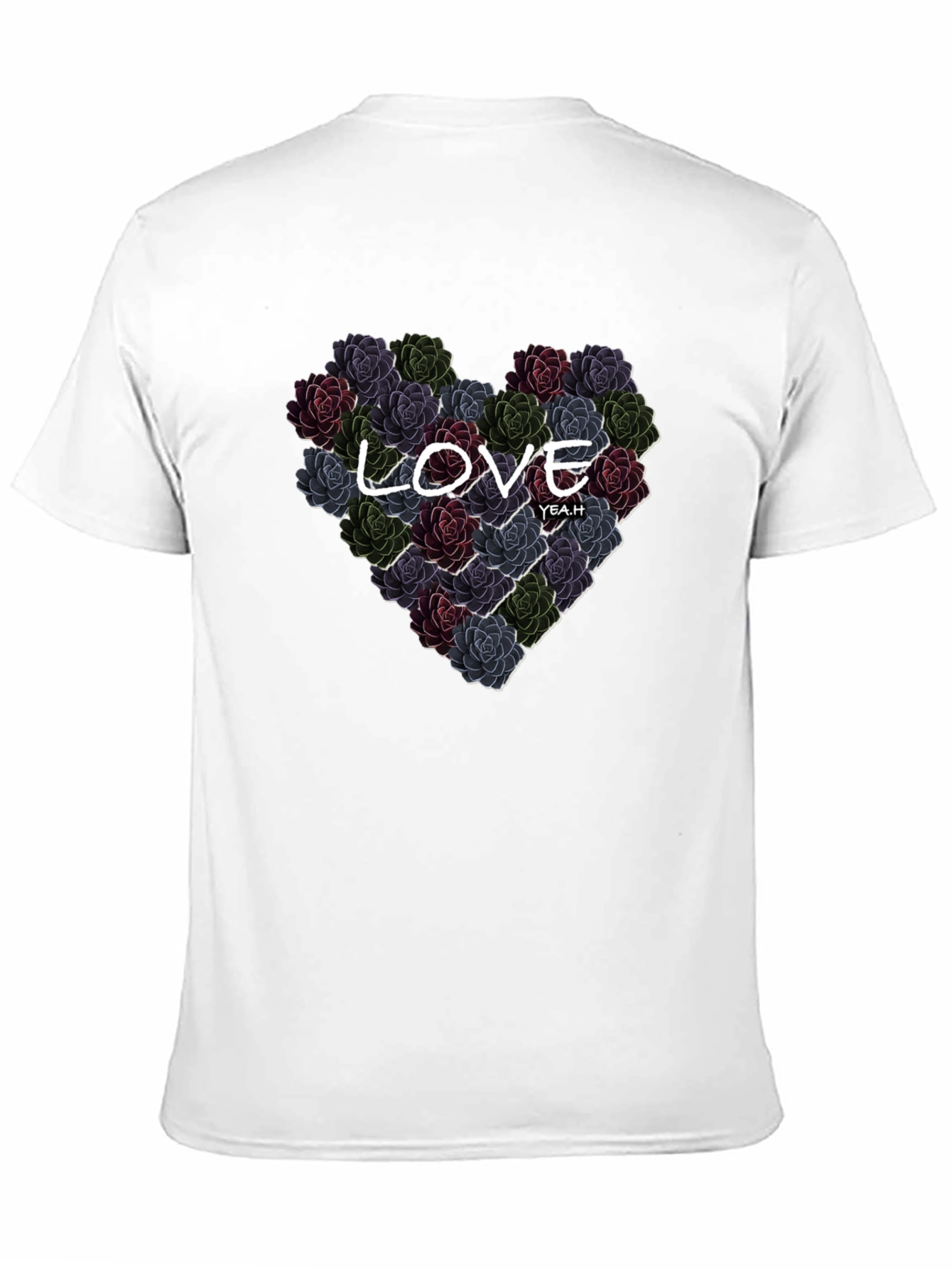Floral Heart Love T-Shirt - Stylish Graphic Tee