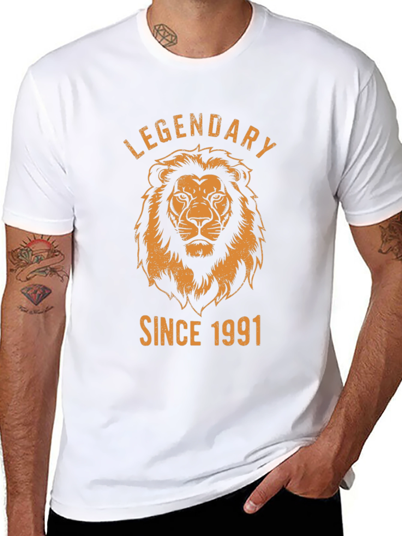 Legendary Since 1991 Lion Graphic T-Shirt