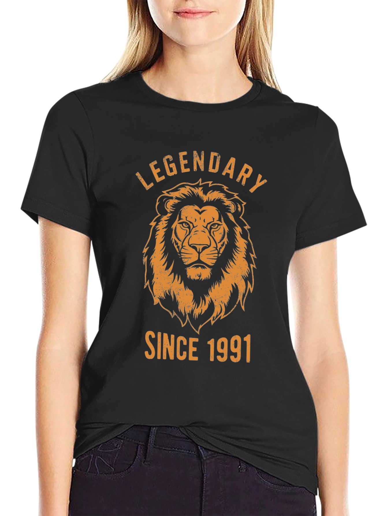 Legendary Since 1991 Lion Graphic T-Shirt