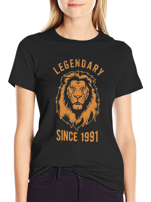 Legendary Since 1991 Lion Graphic T-Shirt