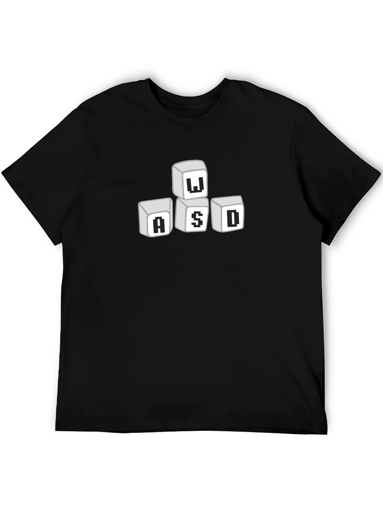 Gamer Keyboard Button Graphic Tee - WASD Gaming T-Shirt