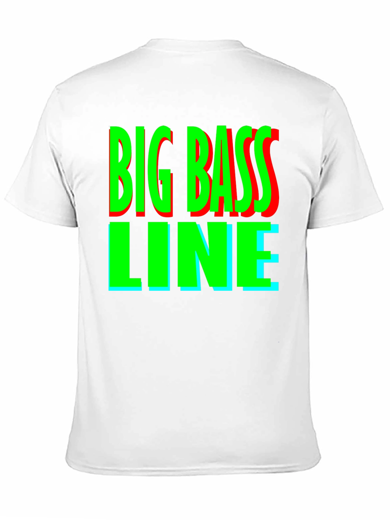 Big Bass Line Graphic Tee - Retro Music Shirt