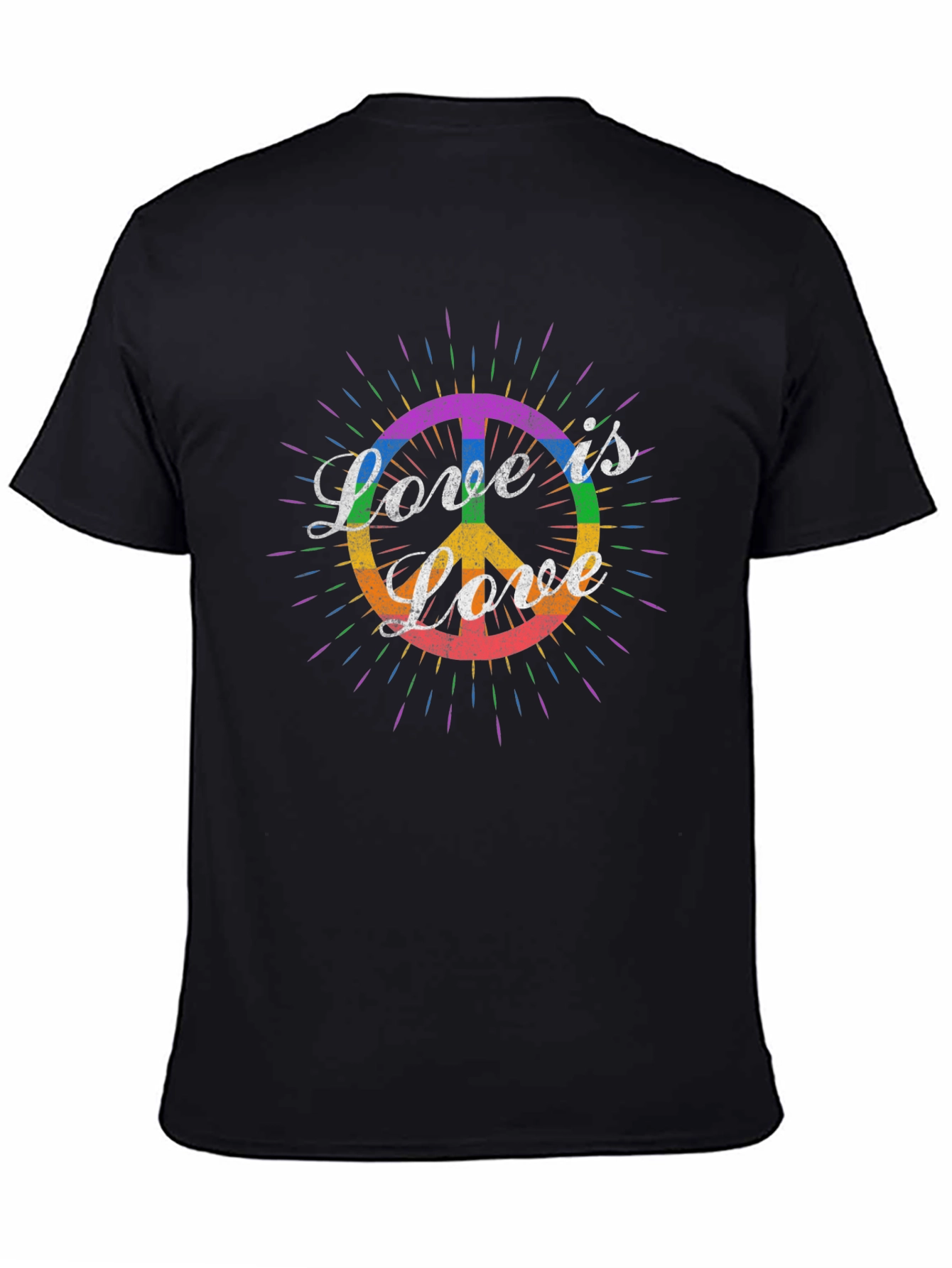 Love is Love LGBT Peace Sign T-Shirt