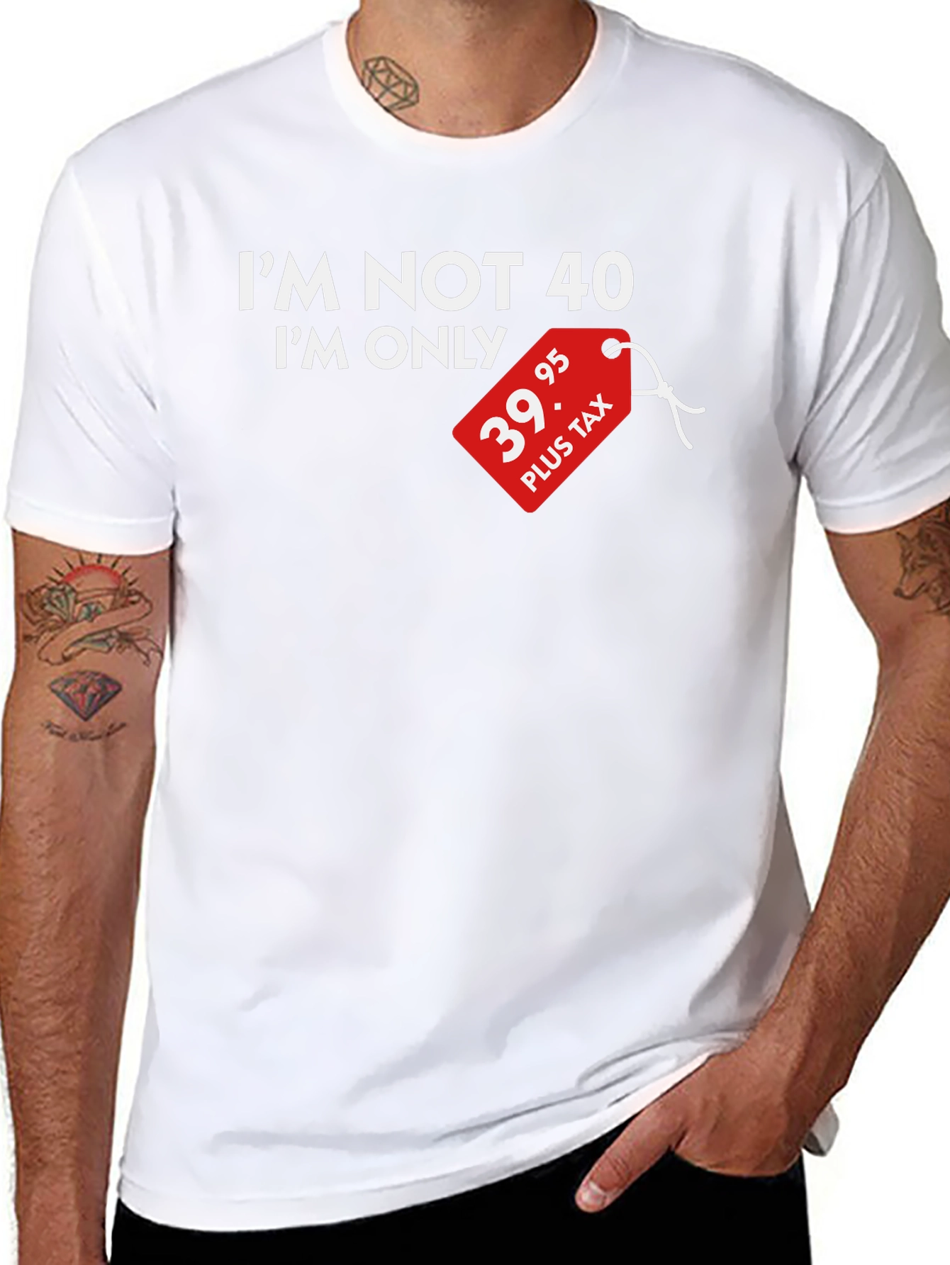 Funny 39.95 Plus Tax 40th Birthday T-Shirt