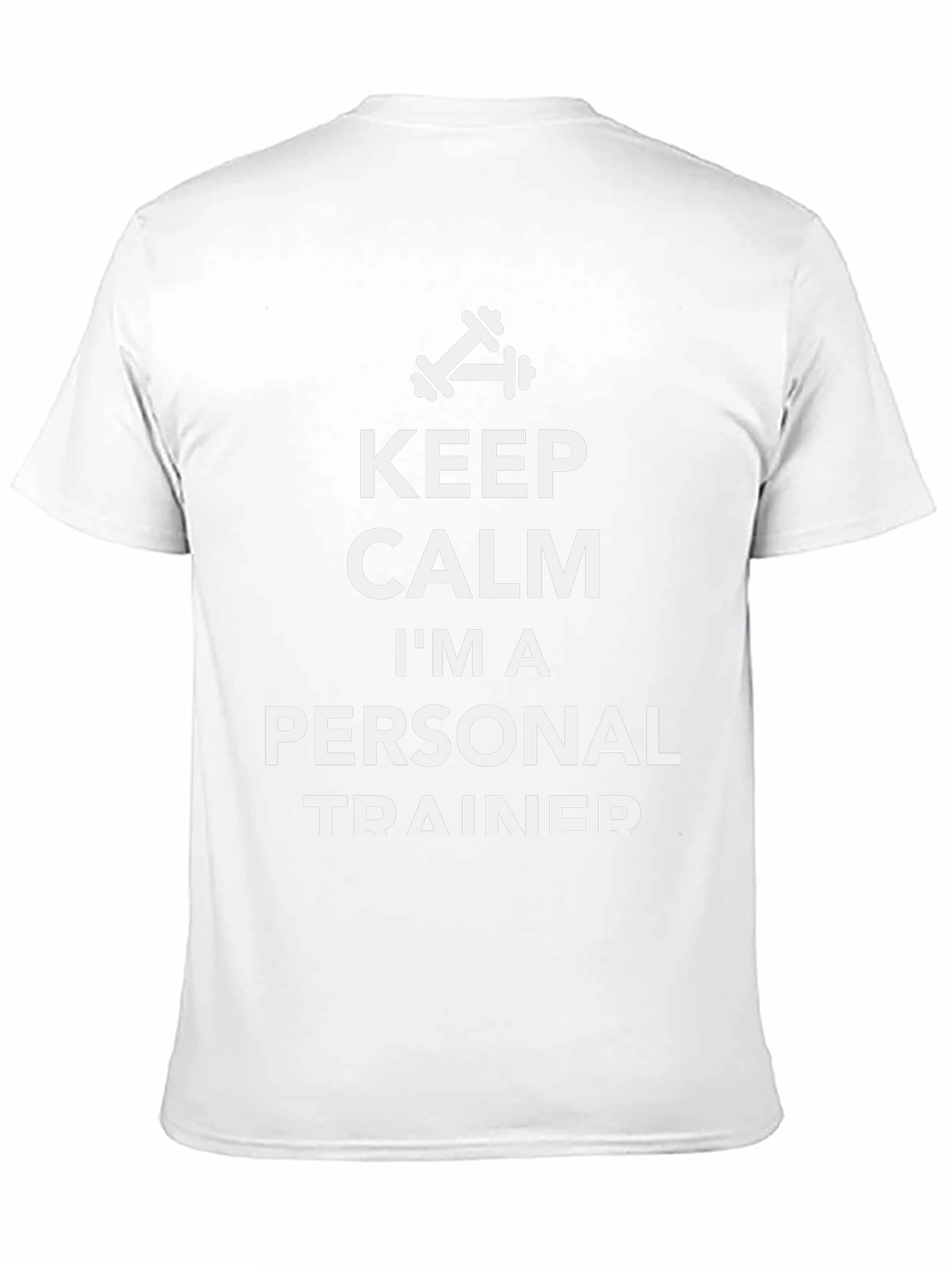 Keep Calm Personal Trainer Black T-Shirt