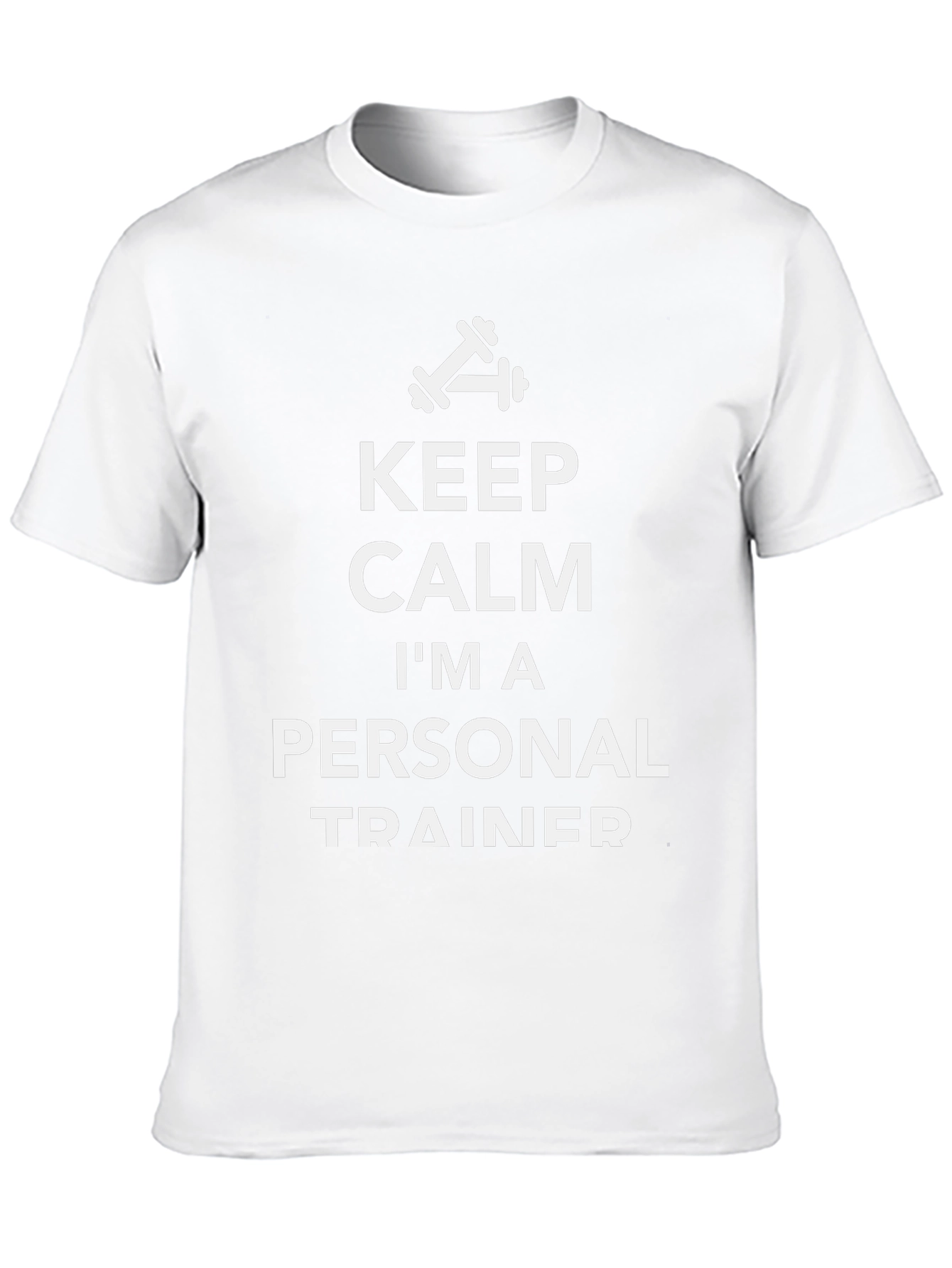 Keep Calm Personal Trainer Black T-Shirt