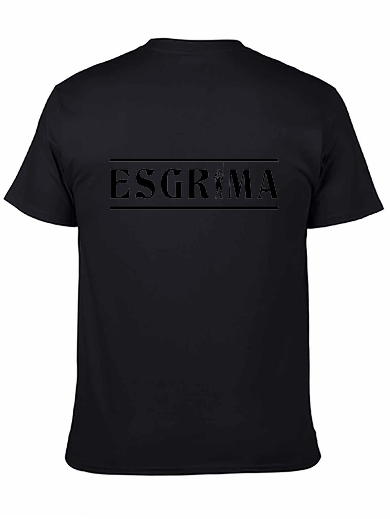 ESGRIMA Martial Arts T-Shirt - Black Graphic Tee