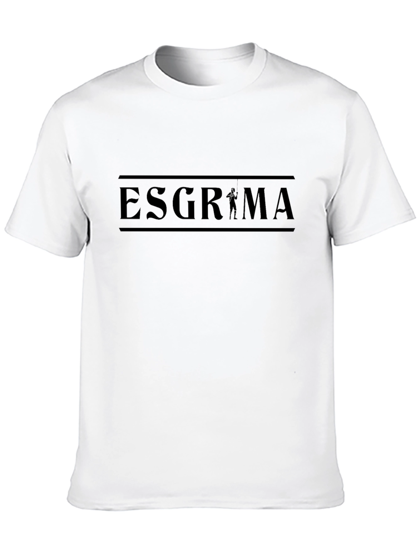 ESGRIMA Martial Arts T-Shirt - Black Graphic Tee