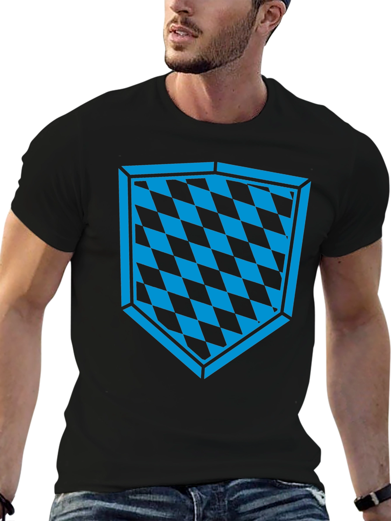 Bavarian Shield Graphic T-Shirt - Black