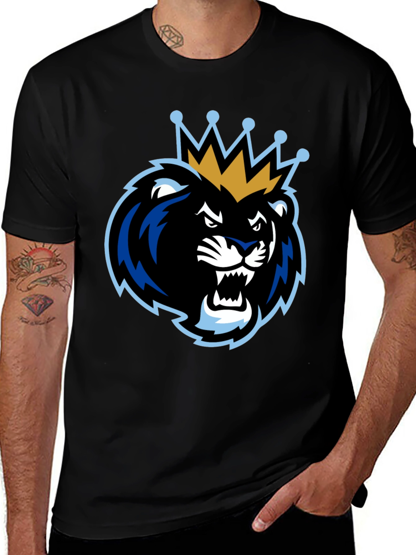 Lion King Graphic T-Shirt - Black