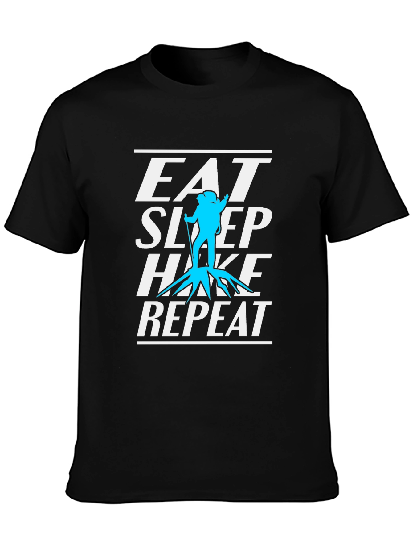Eat Sleep Hike Repeat Graphic T-Shirt