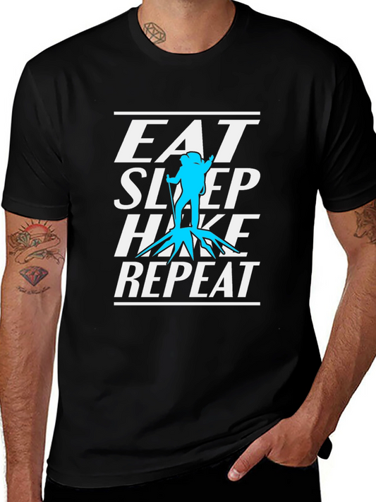 Eat Sleep Hike Repeat Graphic T-Shirt