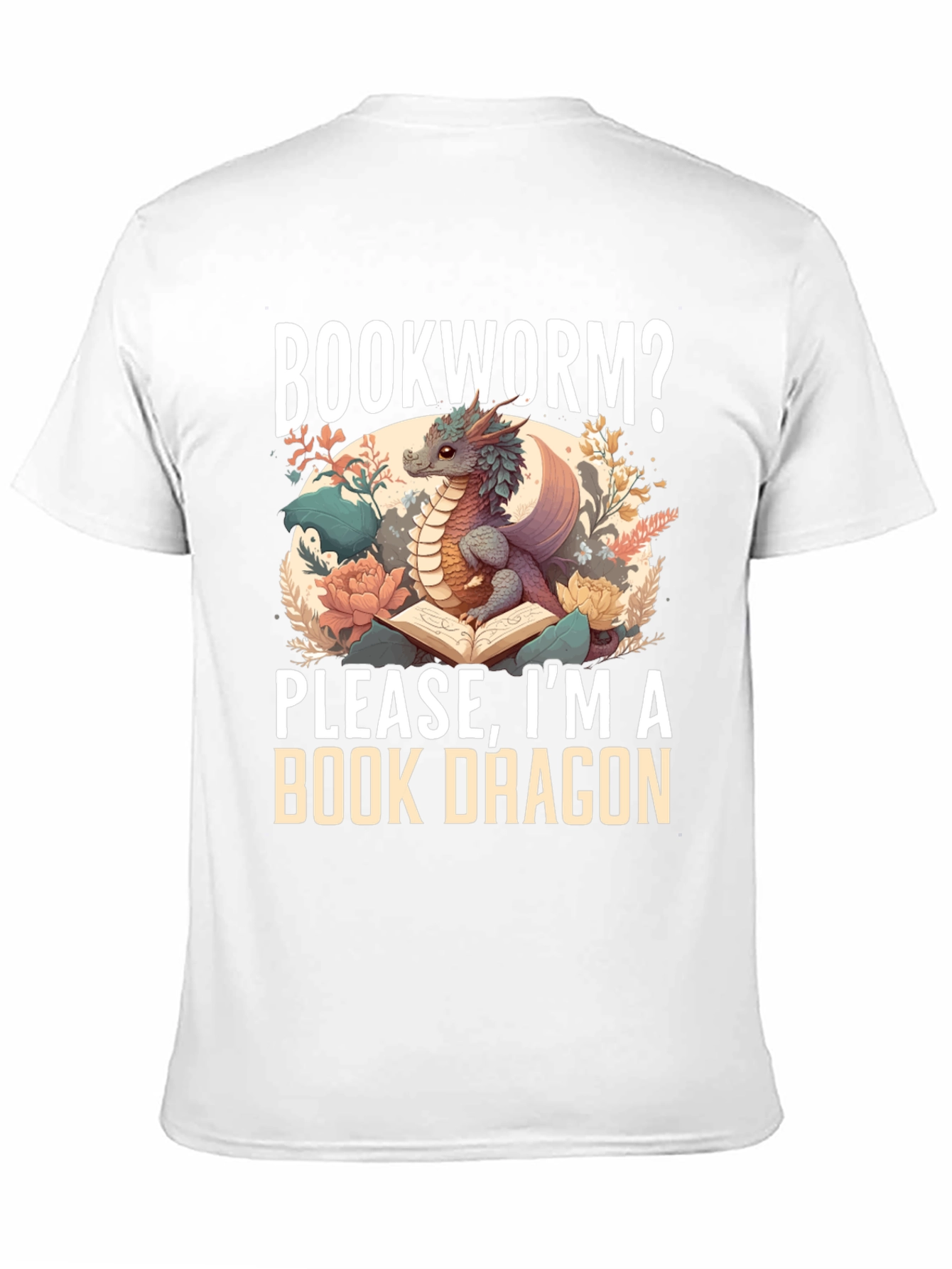 Book Dragon Graphic T-Shirt
