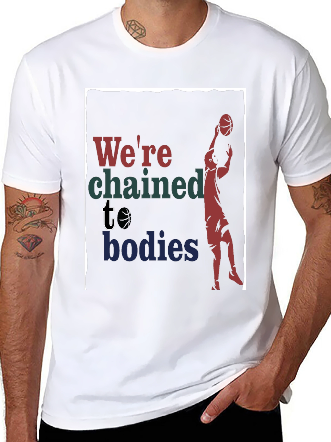 Were Chained to Bodies Graphic T-Shirt
