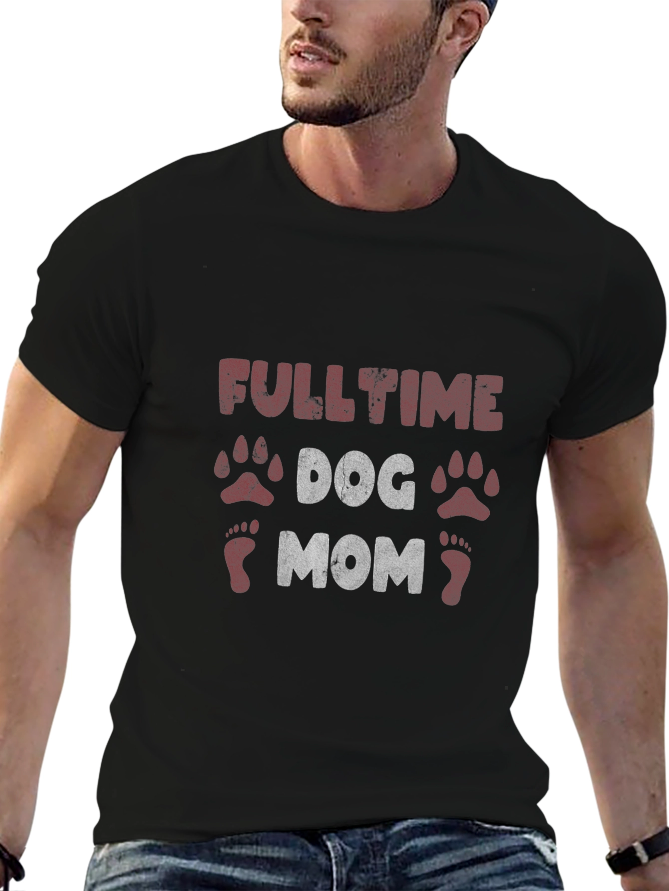 Fulltime Dog Mom Graphic T-Shirt