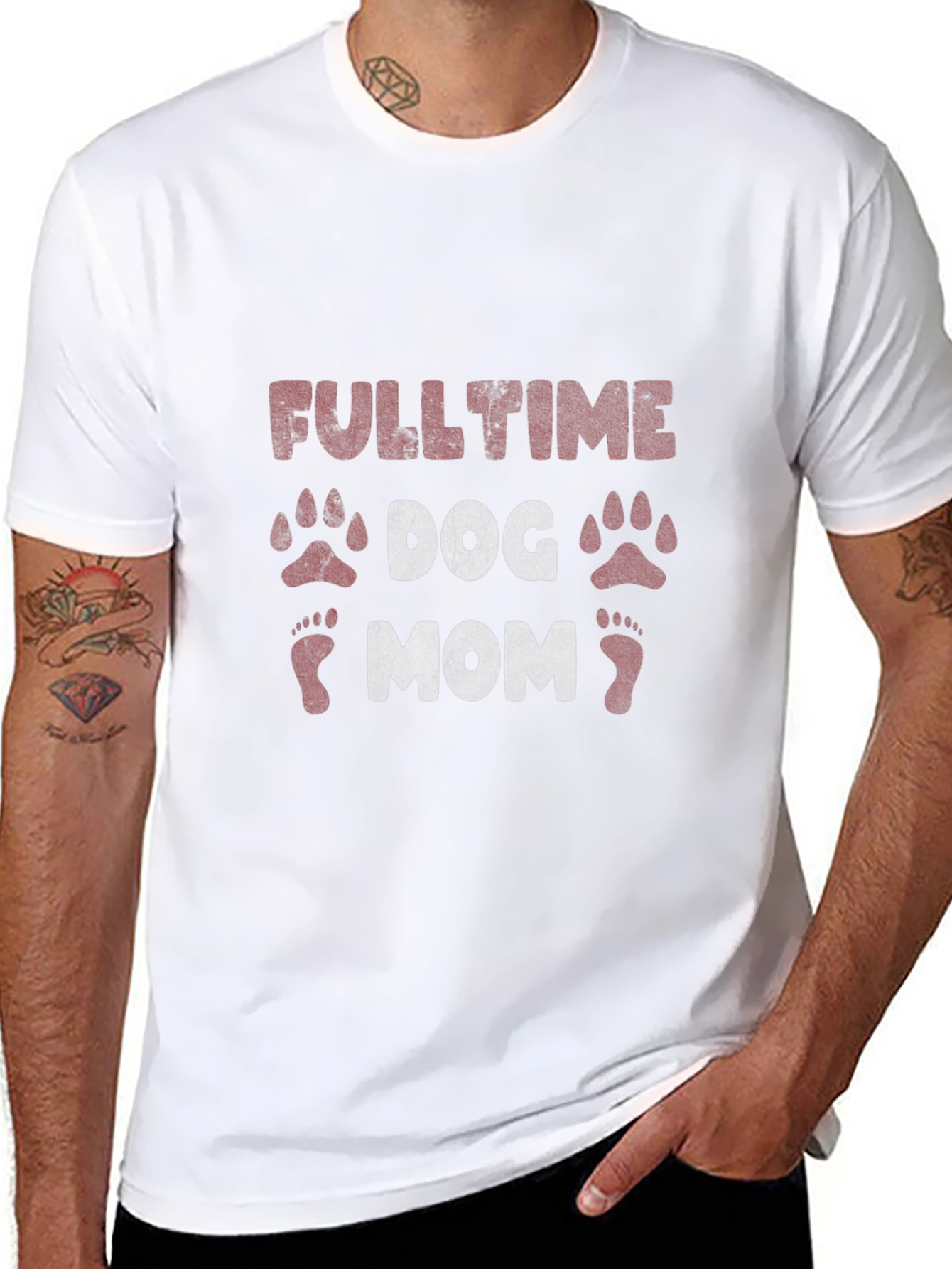 Fulltime Dog Mom Graphic T-Shirt