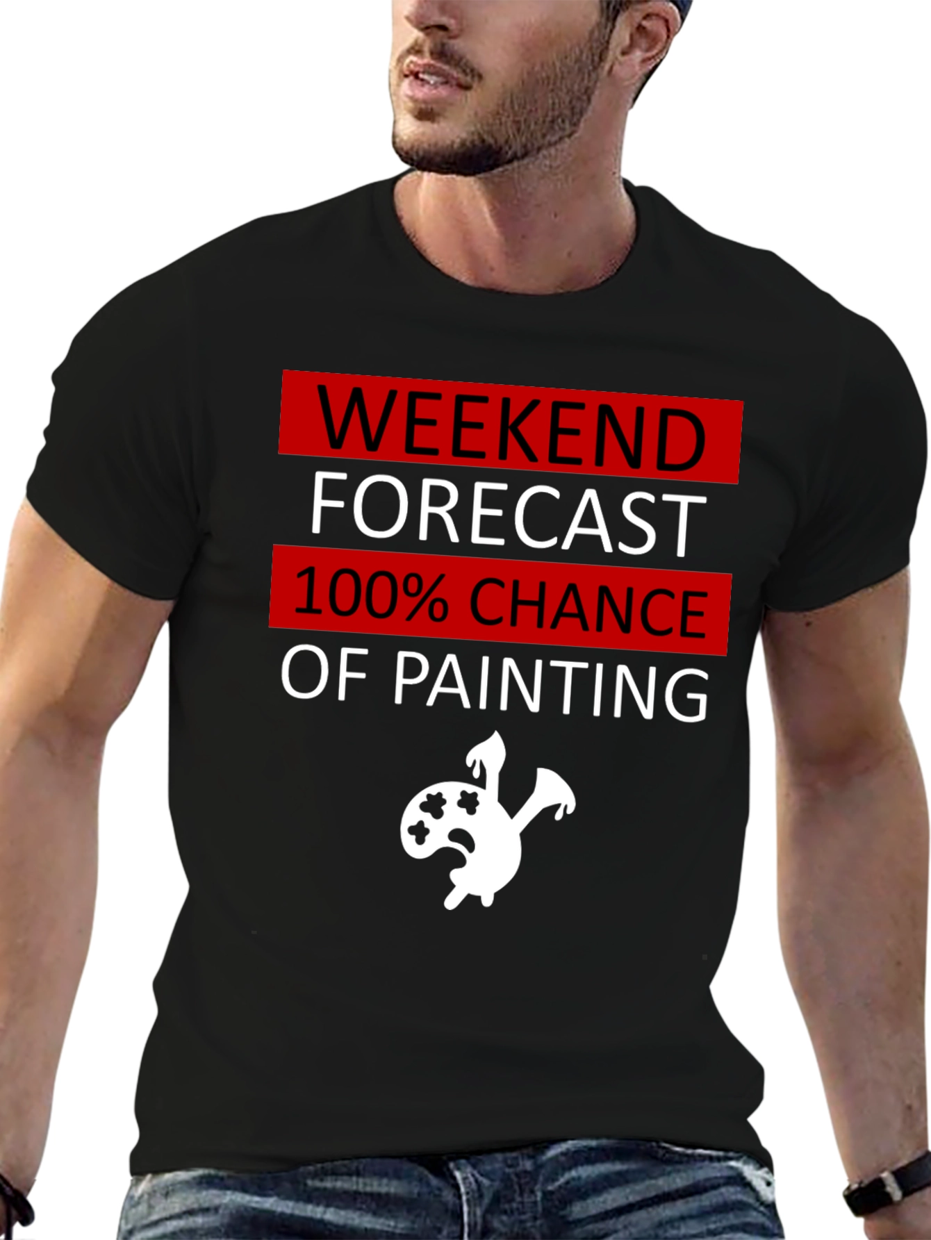 Weekend Painting T-Shirt: Artist Forecast