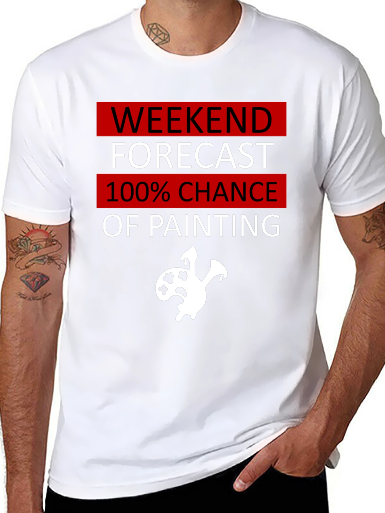 Weekend Painting T-Shirt: Artist Forecast