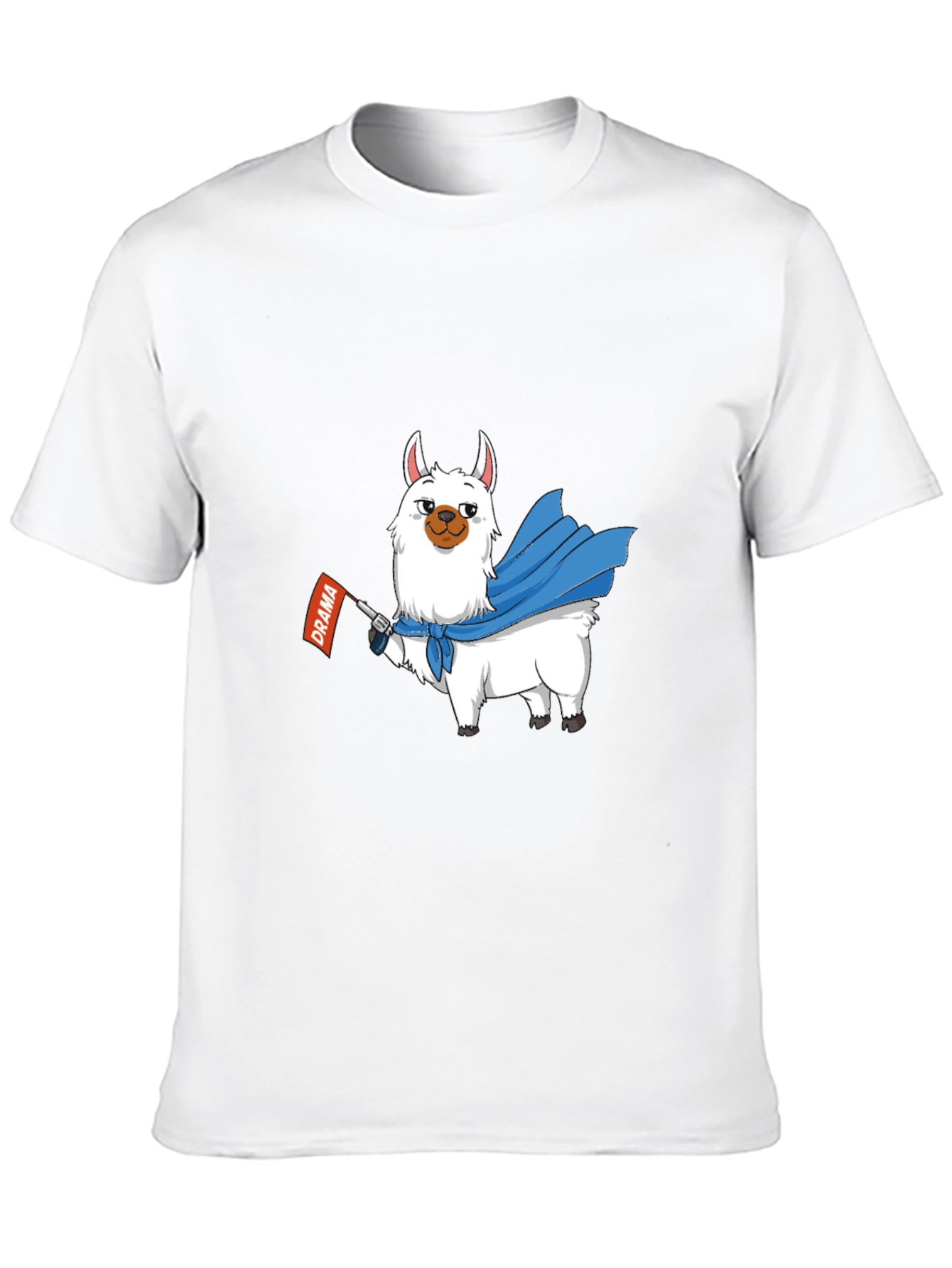 Drama Llama T-Shirt - Funny Cartoon Alpaca Tee