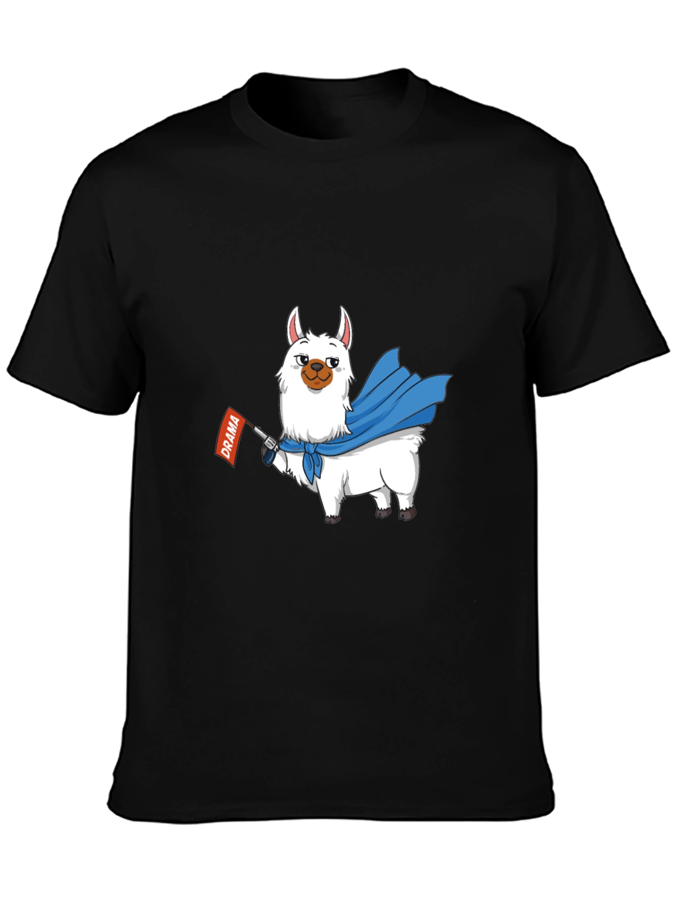 Drama Llama T-Shirt - Funny Cartoon Alpaca Tee