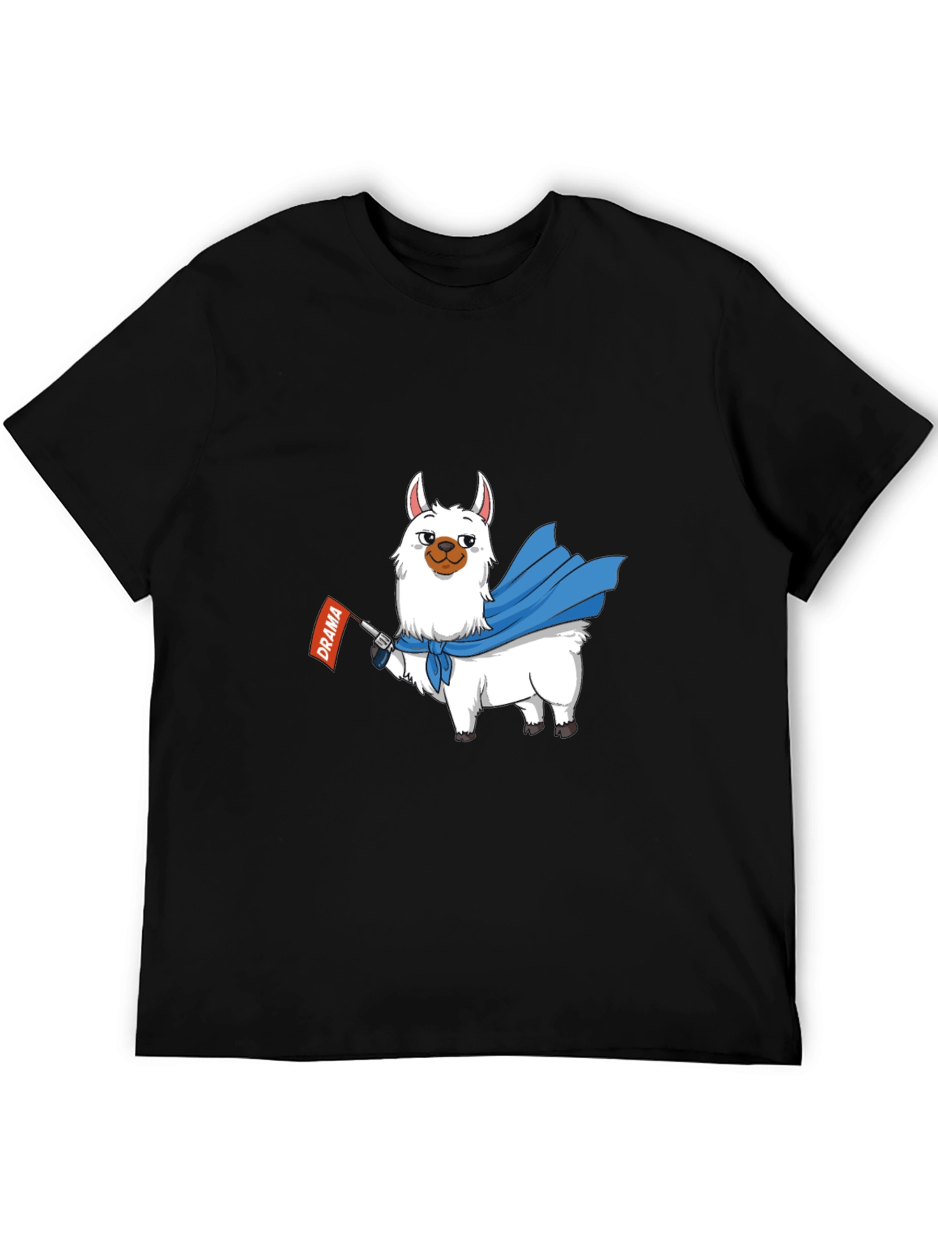 Drama Llama T-Shirt - Funny Cartoon Alpaca Tee