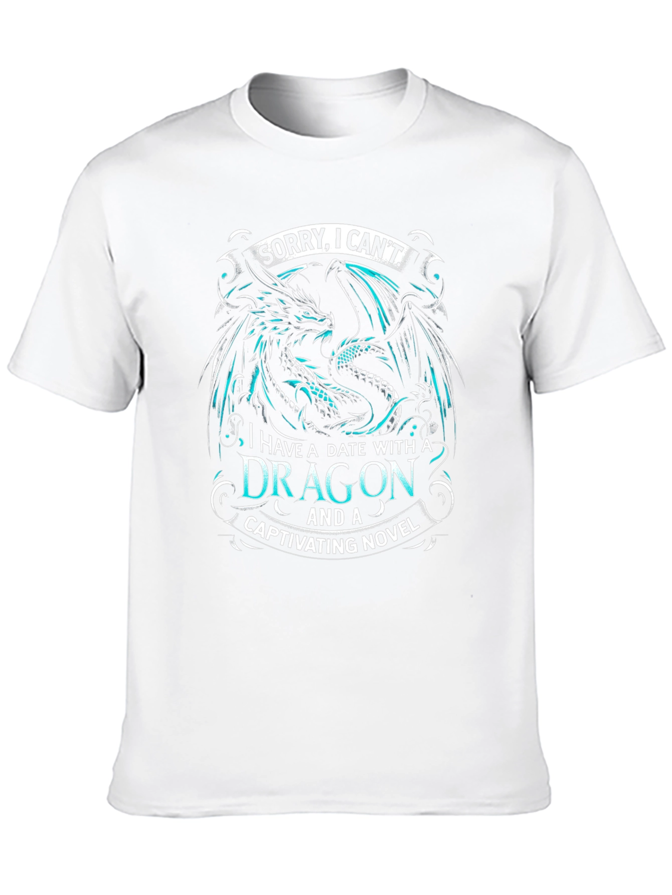Dragon Date T-Shirt: Captivating Novel Reader Tee