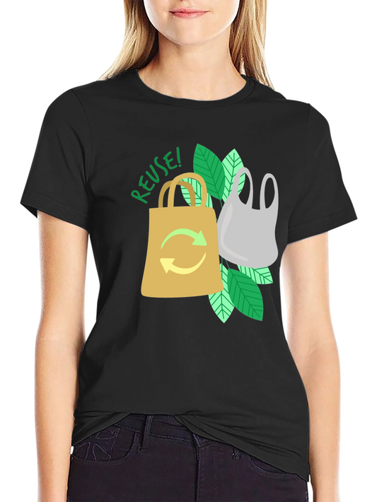 Eco-Friendly Reuse Graphic T-Shirt