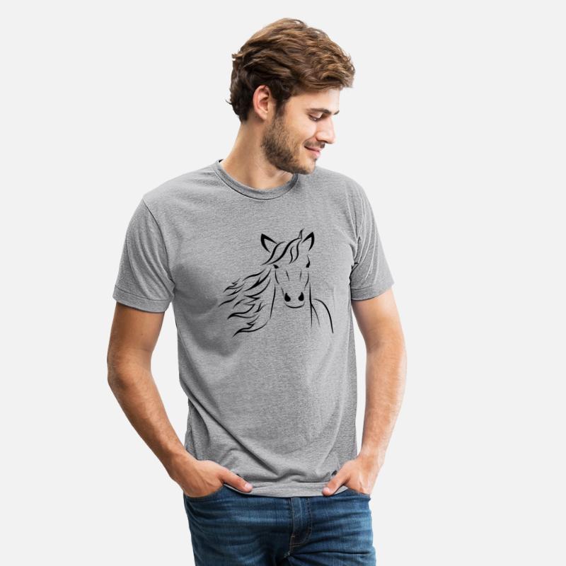 long hair horse