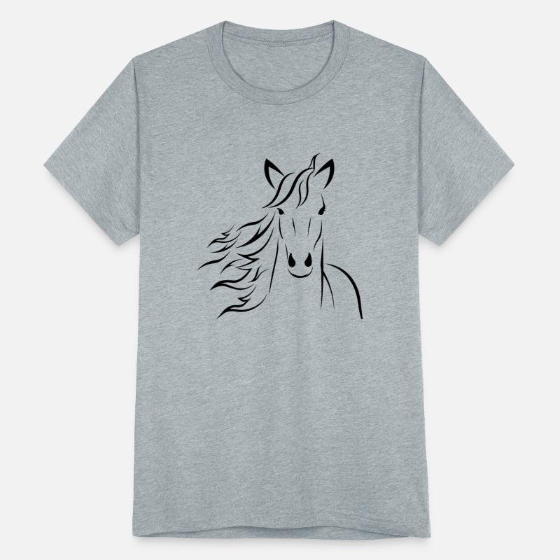 long hair horse