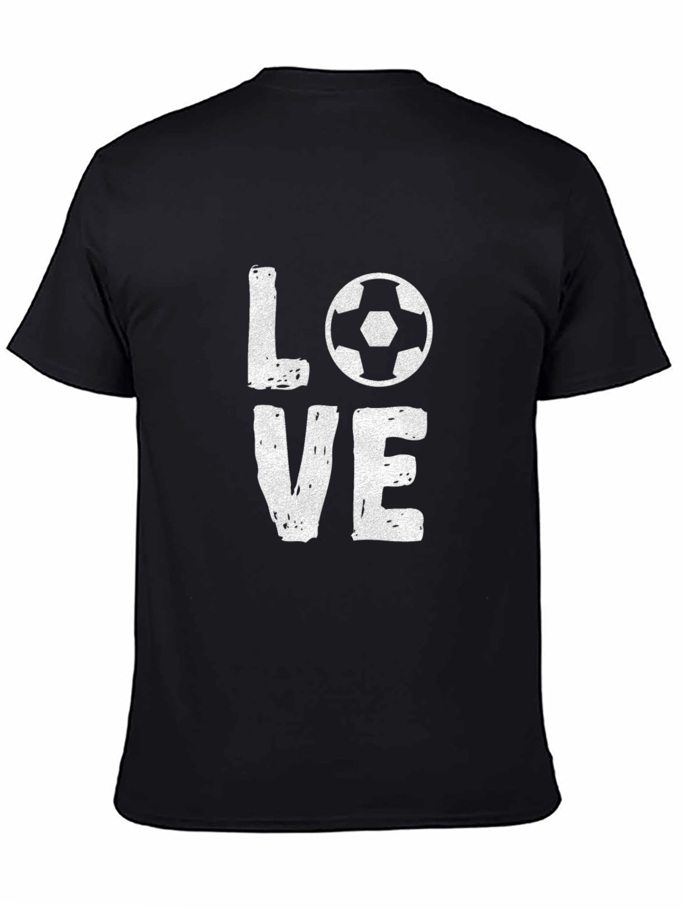 Love Soccer Black T-Shirt