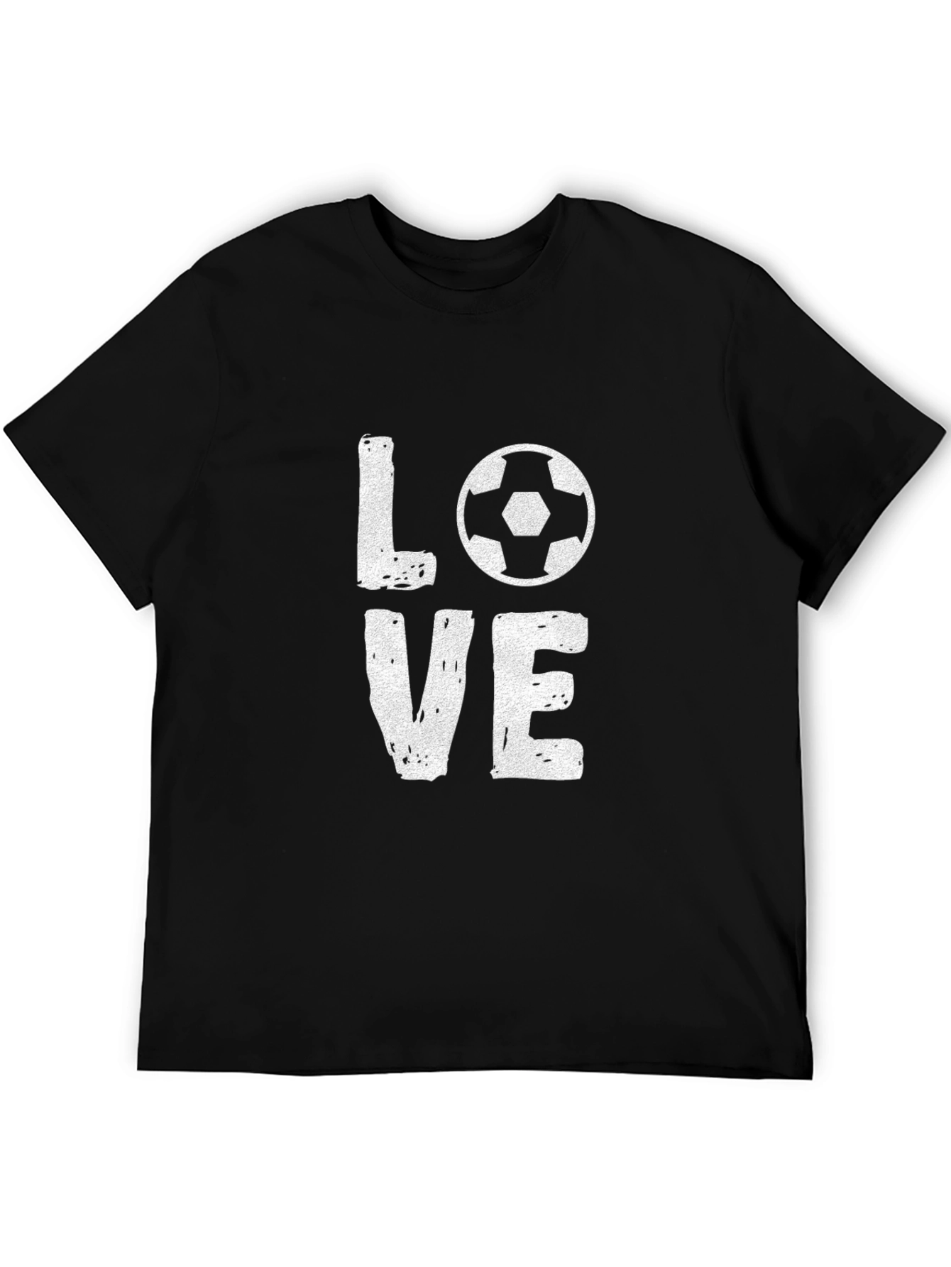 Love Soccer Black T-Shirt