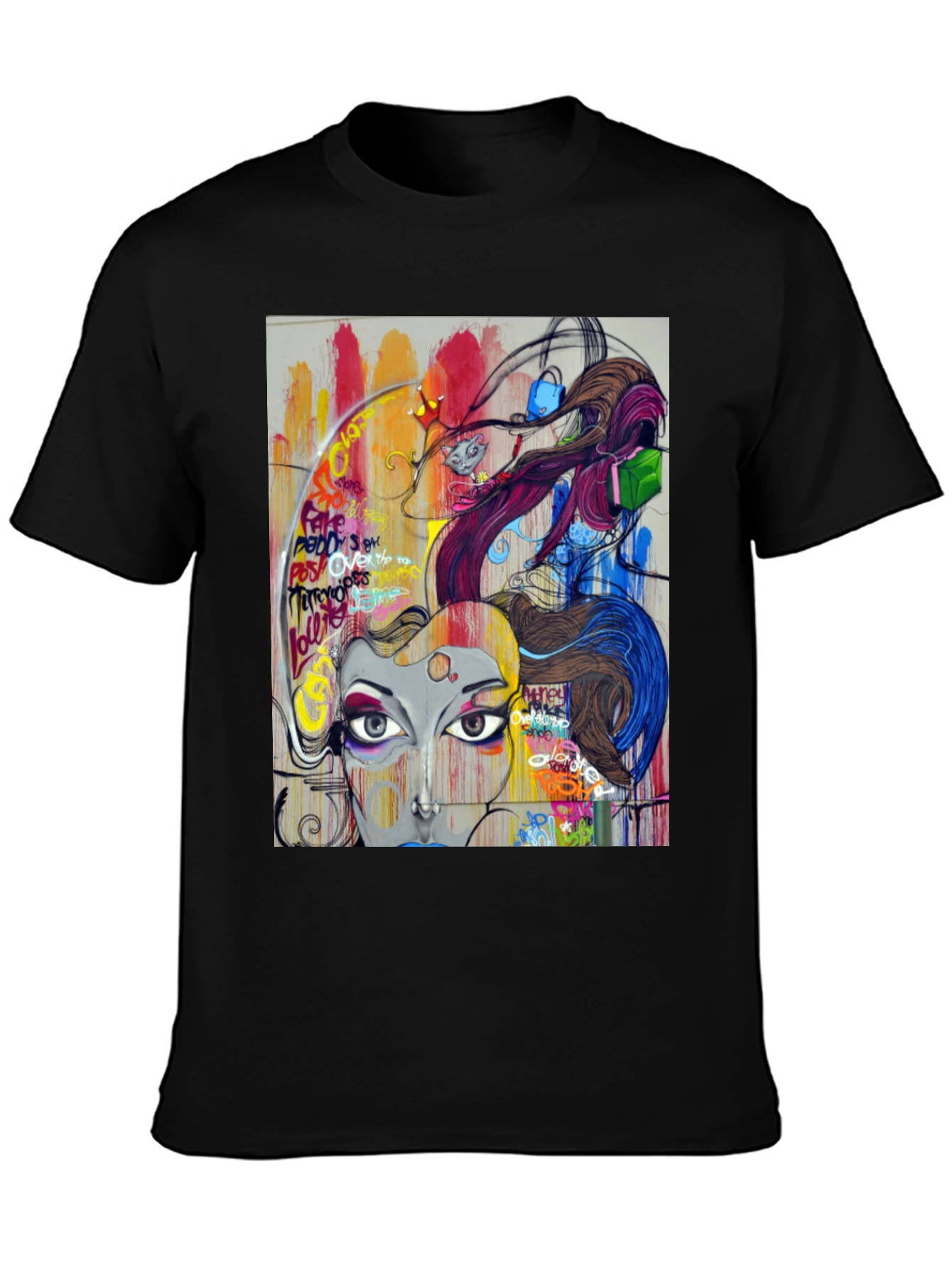 Abstract Graffiti Art T-Shirt