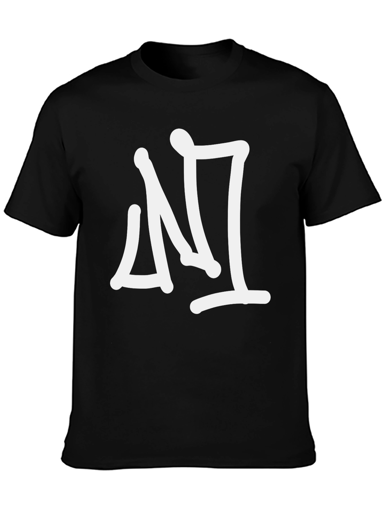 Unique Graphic Tee - Street Style Black T-Shirt