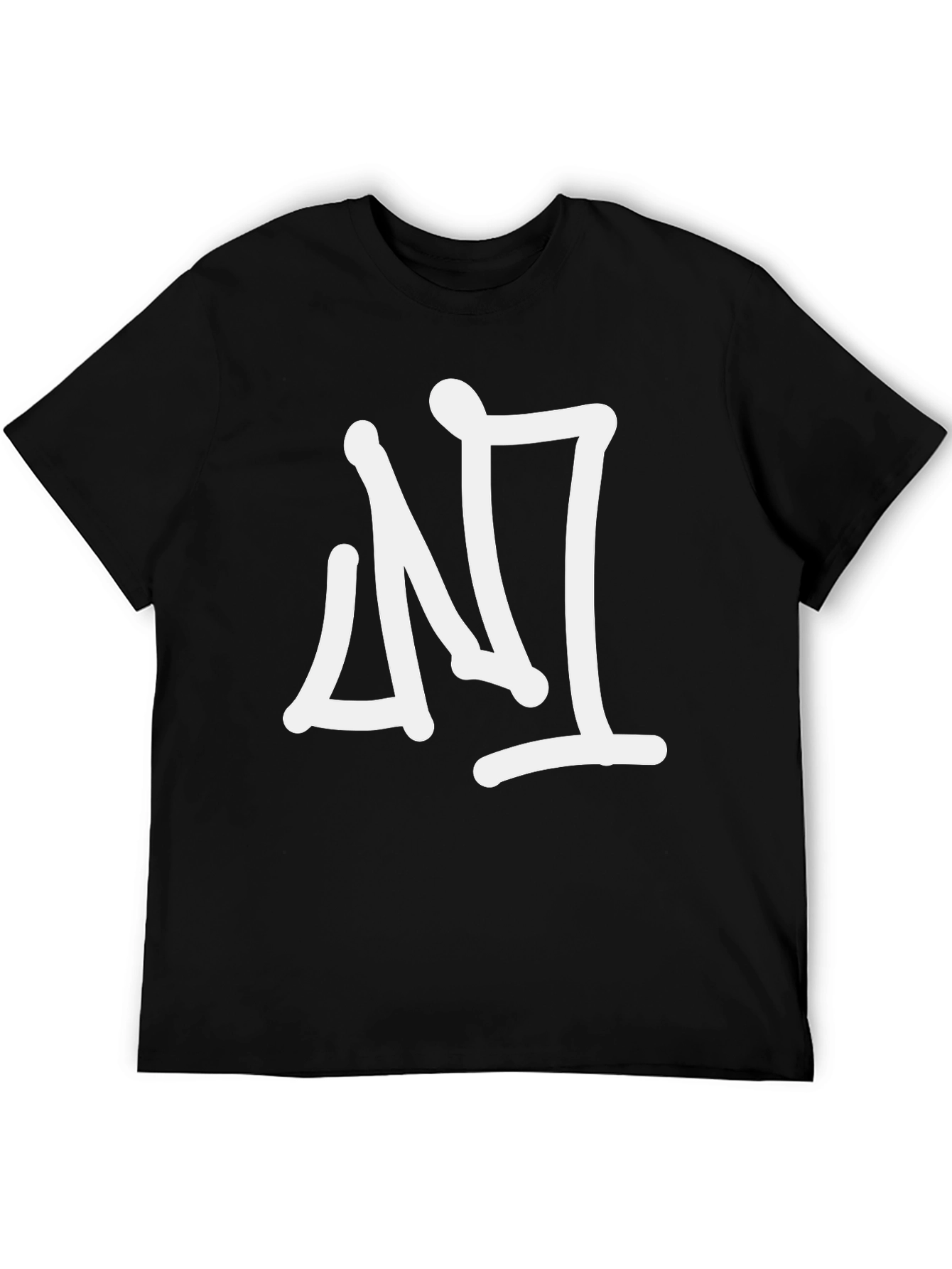 Unique Graphic Tee - Street Style Black T-Shirt