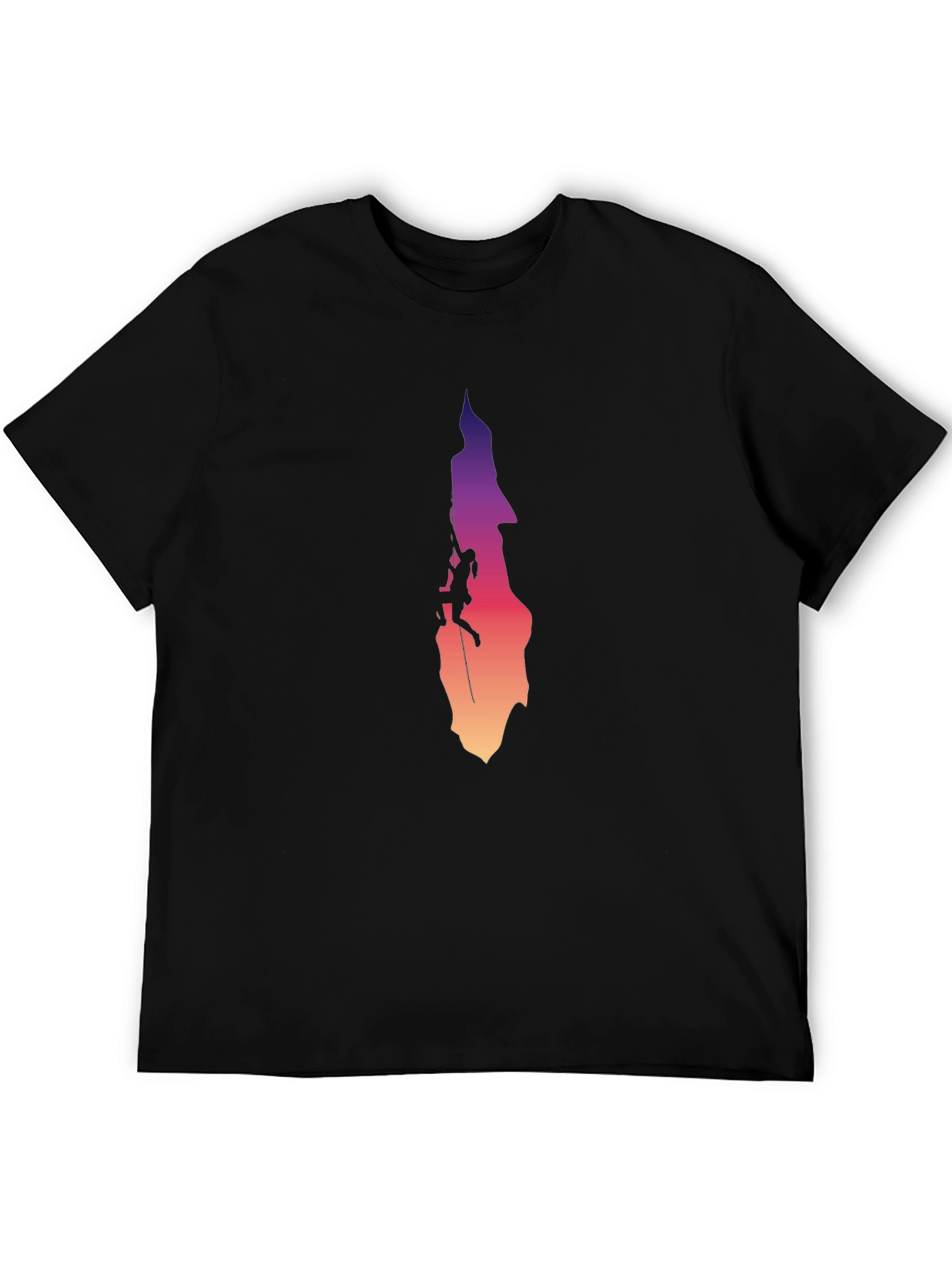 Climbing Silhouette Graphic Tee - Rock Climbing Shirt