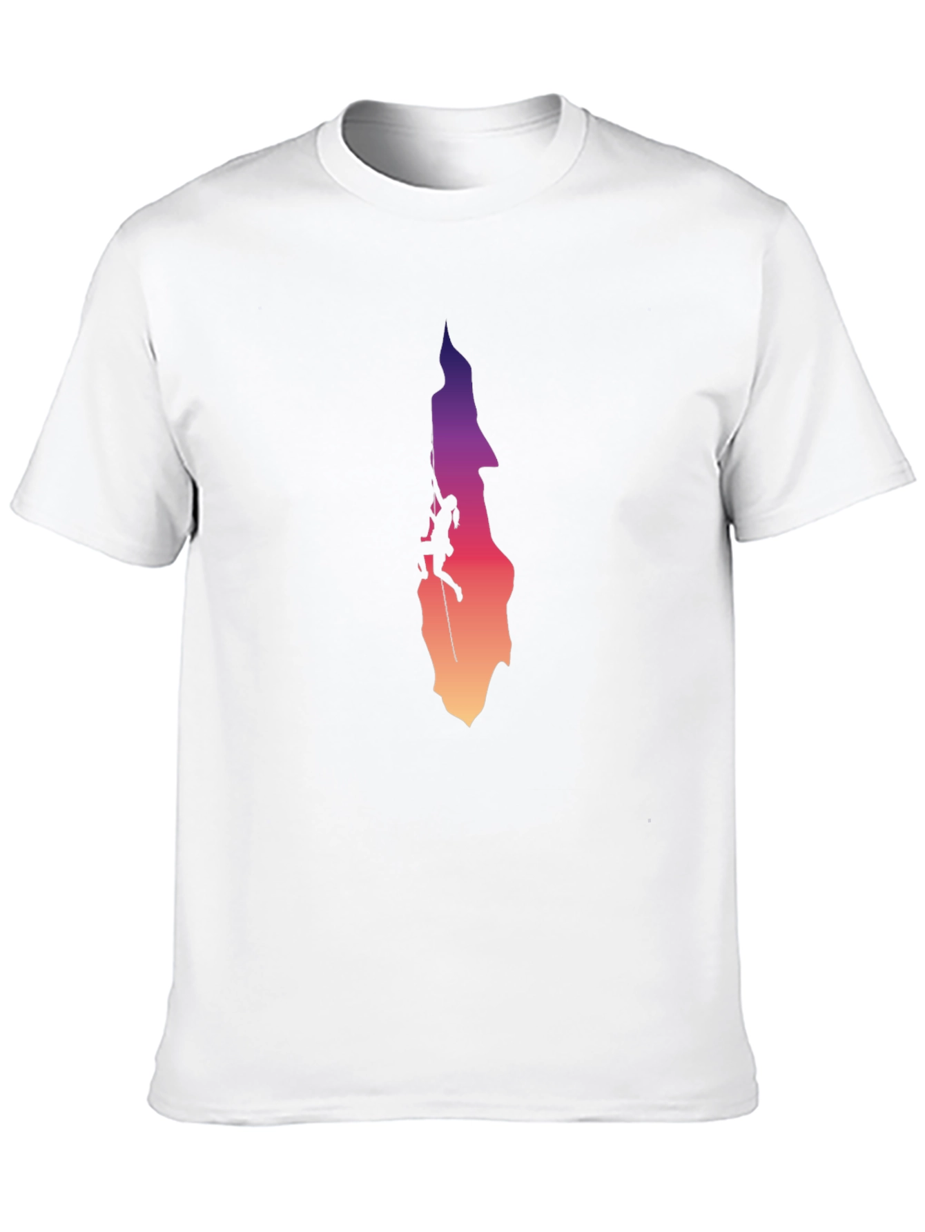 Climbing Silhouette Graphic Tee - Rock Climbing Shirt
