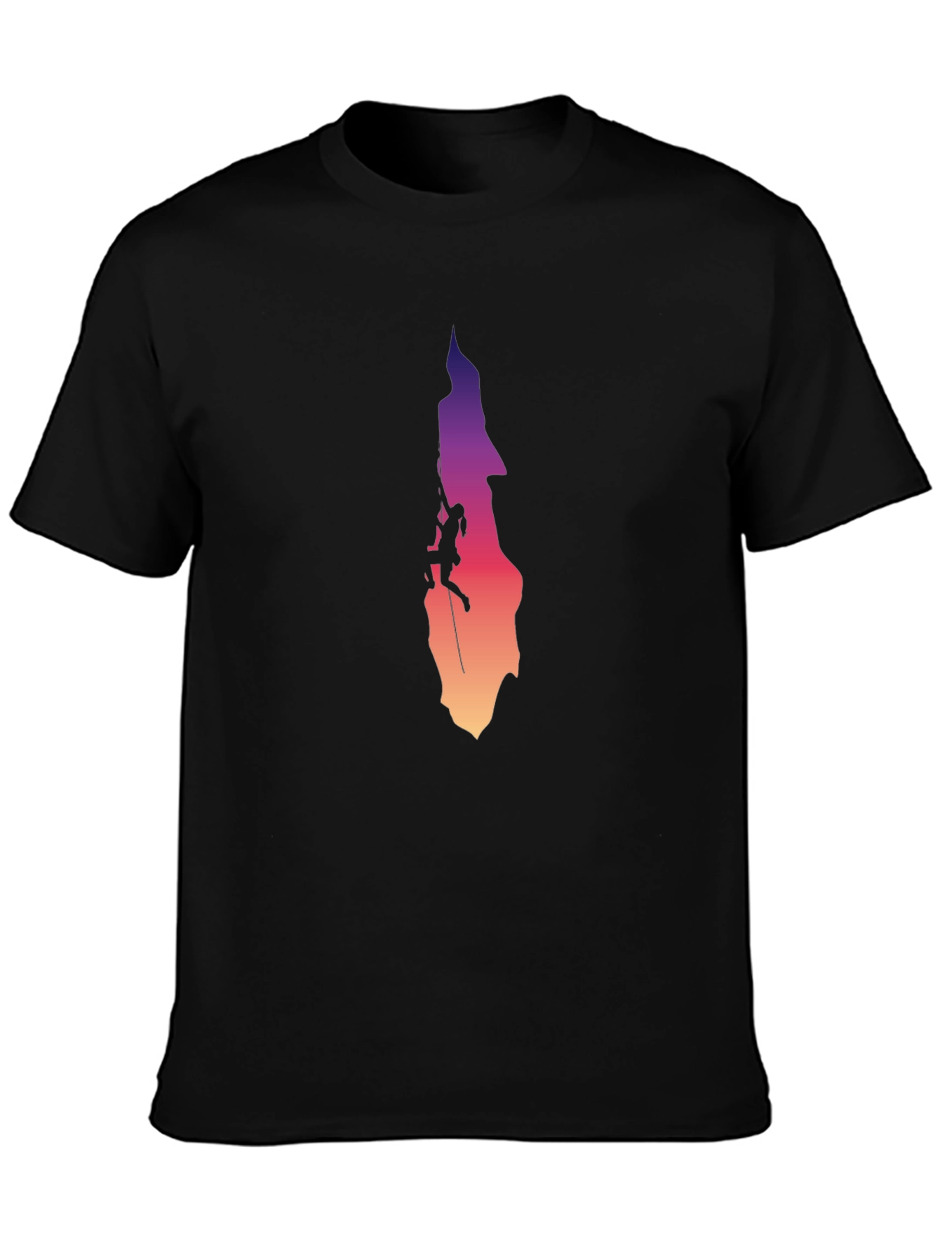 Climbing Silhouette Graphic Tee - Rock Climbing Shirt