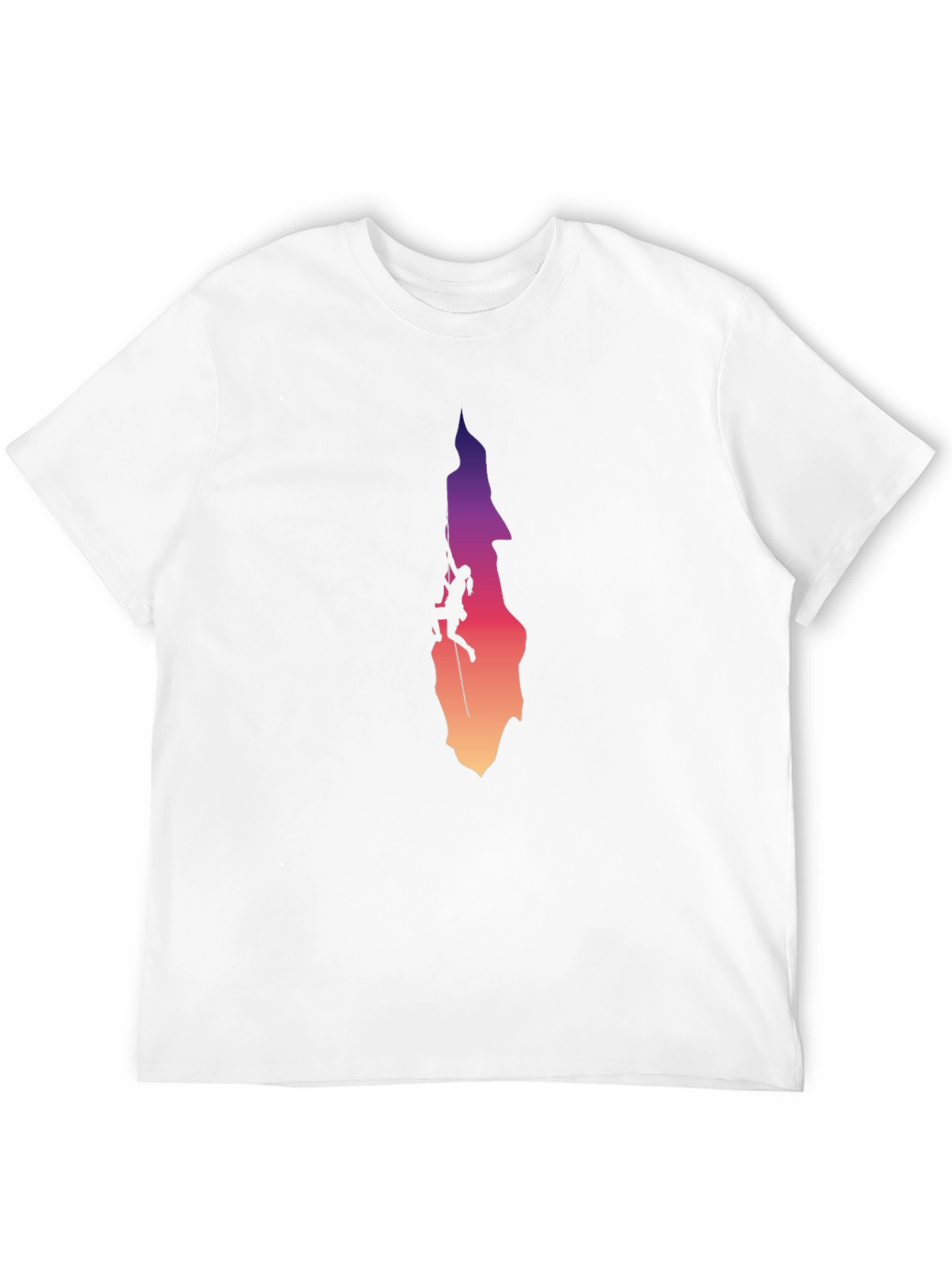 Climbing Silhouette Graphic Tee - Rock Climbing Shirt